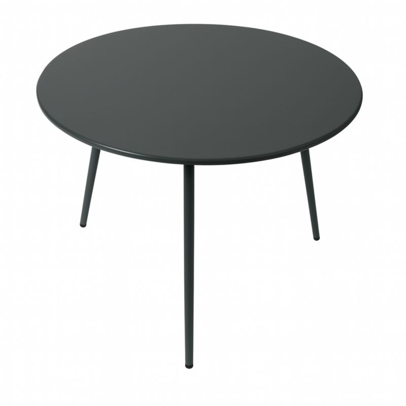 Stolik Kawowy Ogrodowy Topeshop VIBE 60 Cm Stalowy 3 Nogi Szary 1 szt.