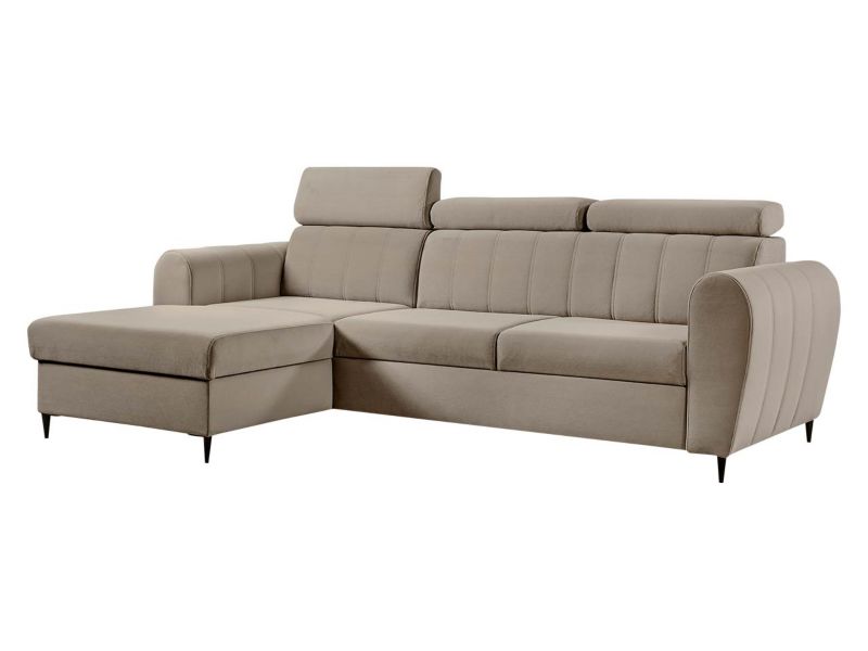 Narożnik z funkcją spania MIRJAN 24 Forio Mini lewy jasny beż 1 szt.