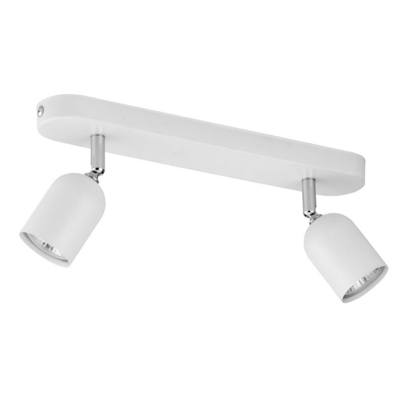 Kinkiet ścienny TK-Lighting Top biały chromowany 2 x GU10 x IP20 wym: 18 x 35 cm - 1 szt.