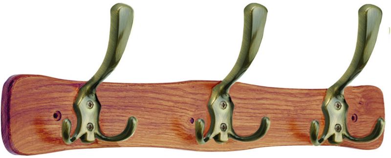 Wieszak garderobiany Gamet mosiądz antyczny