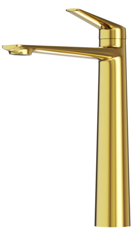 Bateria umywalkowa Granitan nave złota wysoka 1 szt.