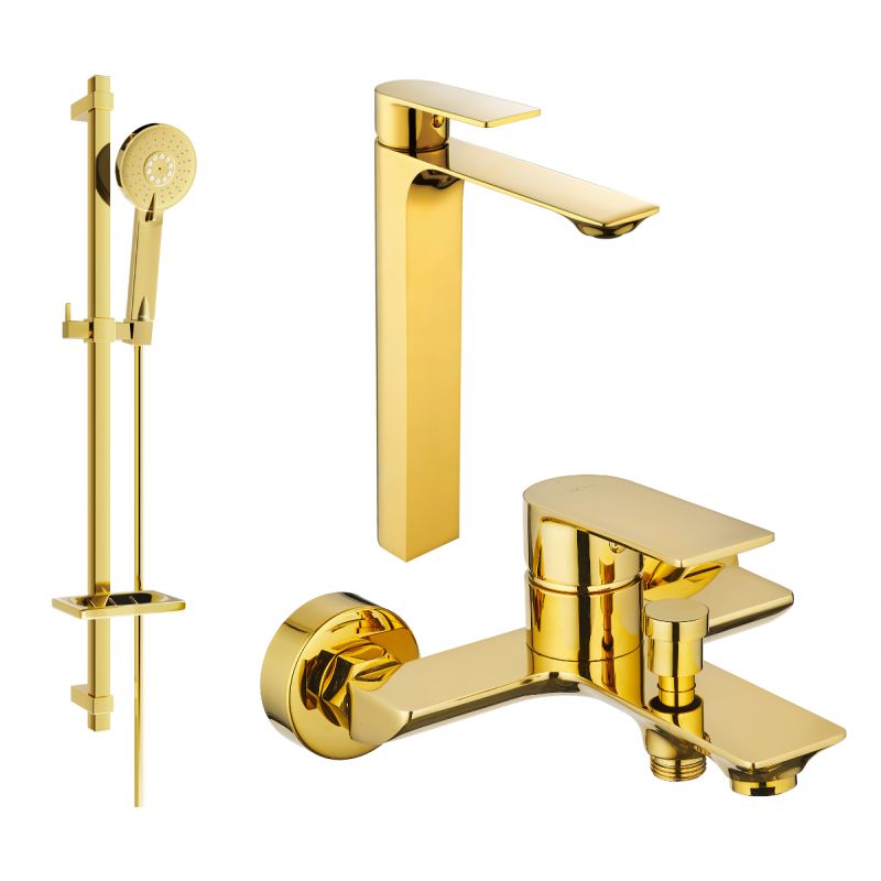 Zestaw wannowy Mexen Alexa złoty 71213DQ40-50 1 szt.