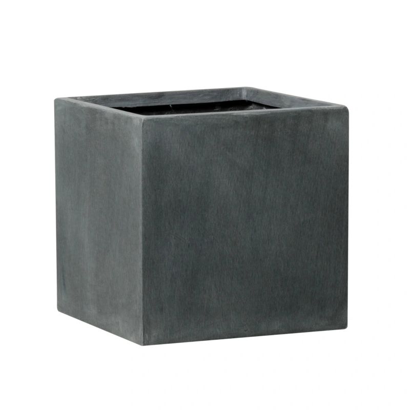 Doniczka Lechuza Z Włókna Szklanego Na Taras Do Domu D92A grafitowy beton 1 szt