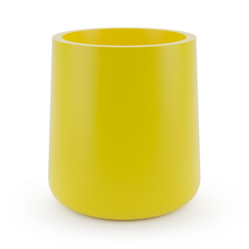 Donica PD CONCEPT Z Polietylenu Do Ogrodu ZOE PL-ZO50 Żółta Bez Półki 1 szt