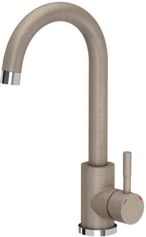 Bateria kuchenna Quadron Kate stała wylewka U, 360, SteelQ, beige, 1 szt.