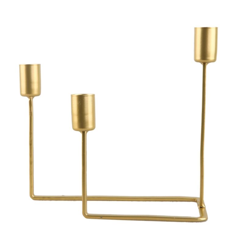 Świecznik metalowy miedziany