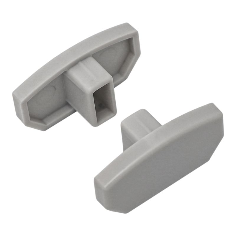 Zaślepka szyny Goodhome Trikala Inox 2 szt.