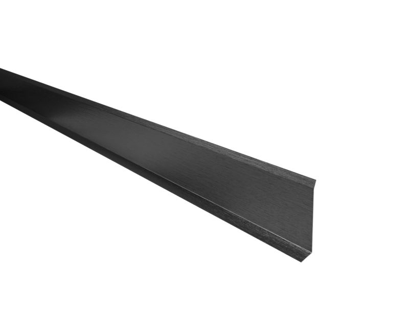 Listwa przypodłogowa F Lambro cokół stalowy czarny matowy 6cm x 270cm 1 szt.