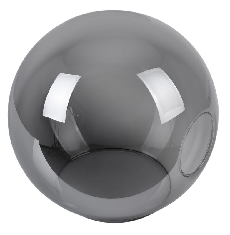 Klosz do lampy wiszącej Light Home LH Ring E27 szary szklany 14x14cm 1szt.