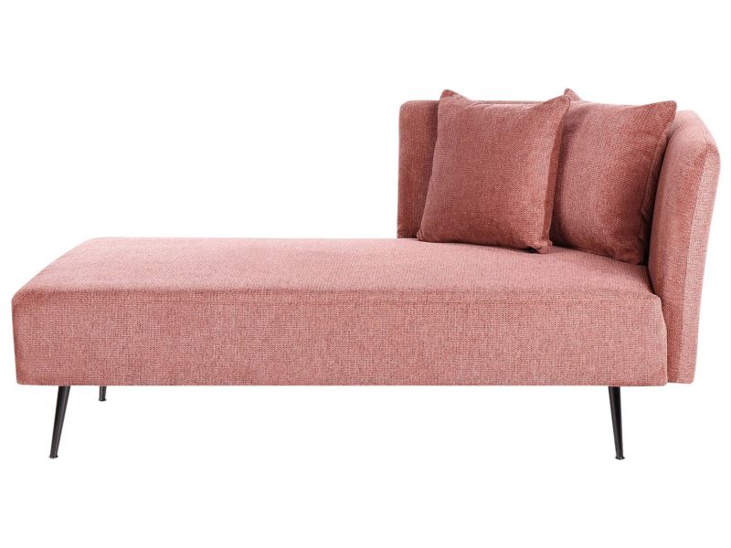 Szezlong prawostronny czerwony Riom 1 szt.