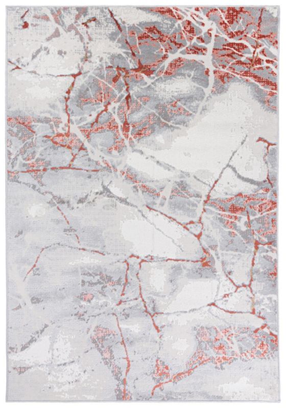 Dywan Wewnętrzny PORTLAND Prostokątny Mazovia 160 x 220 cm Grafitowy Motyw Abstrakcyjny 1 szt.