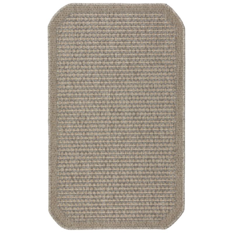 Chodnik płaskotkany Roma e-floor 68x114 cm kratka beżowy 1 szt