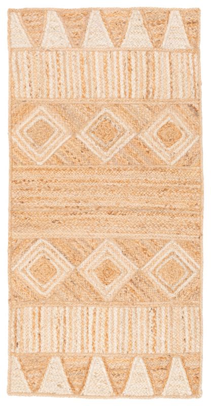 Dywan Multidecor z Juty Outdoor na zewnątrz i do wewnątrz 70 x 140 cm aztecki beżowy 1 szt.