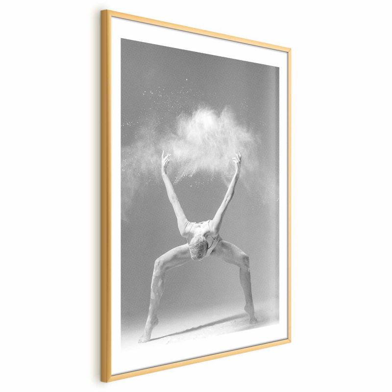 Plakat Artgeist Niesamowita poza 29,7x42 cm z ramą złotą 1 szt