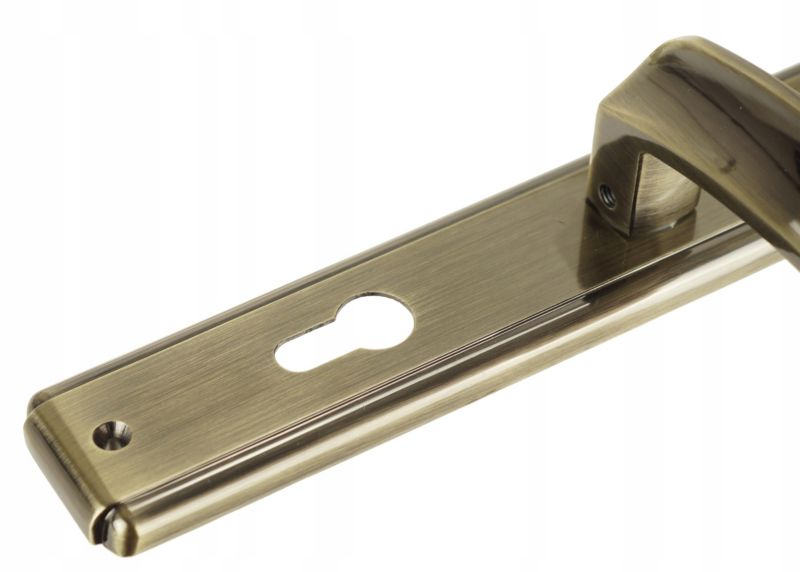 Klamka Drzwiowa FEINZ 90 Mm Wkład Patyna Lewa Zewnętrzna 1 szt.