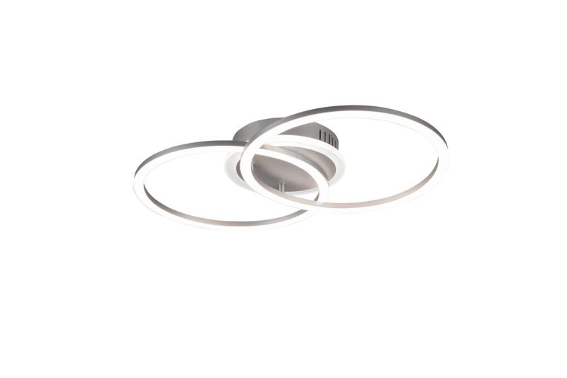 Lampa sufitowa wisząca RL Venida 1085 srebrno-biała nowoczesna wbudowany LED 25W 1 szt.