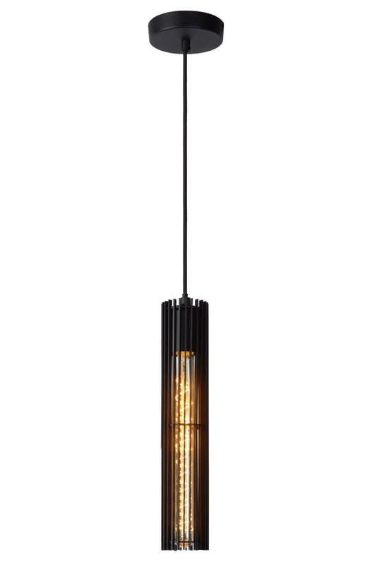 Lampa wisząca Lucide Lionel czarna punktowa 1xE27 x 40W 1 szt.