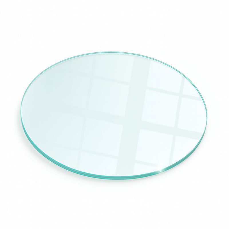 Szkło Hartowane Pod Kominek ArtPrintCave fi50 cm Ochrona Podłogi Przed Żarem 1 szt.