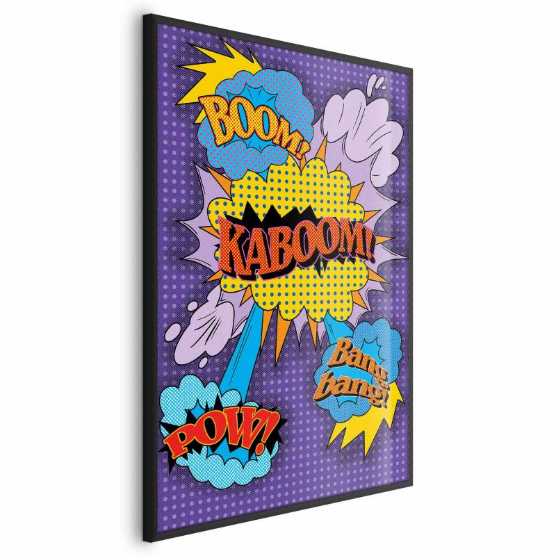 Plakat Artgeist Kaboom 29,7x42 cm z ramą czarną 1 szt