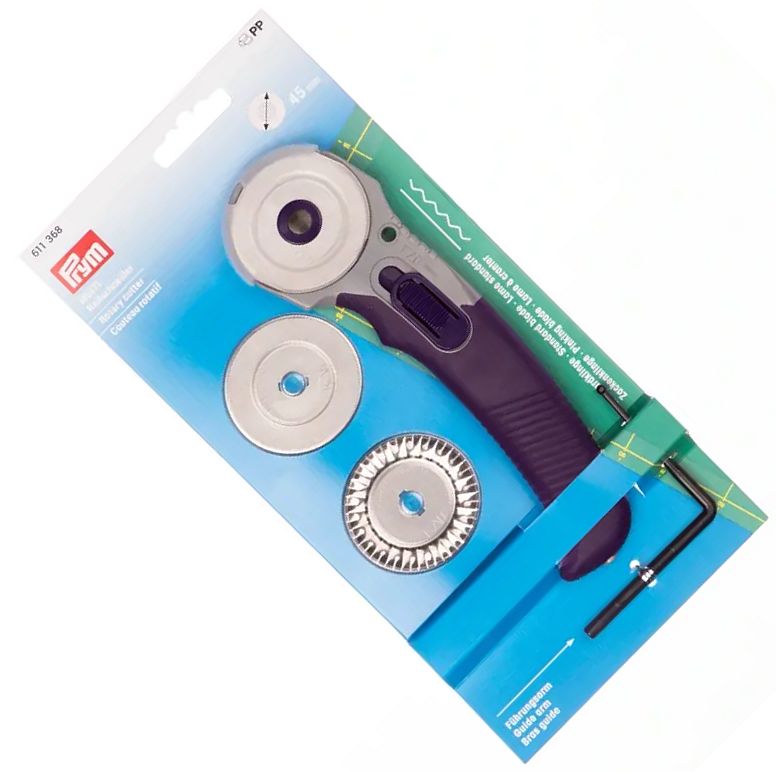 nóż obrotowy do patchworków / tkaniny zestaw PRYM 611368 .