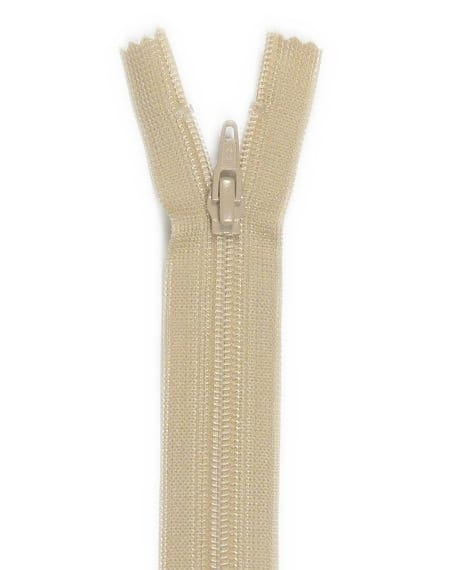 zamek sukienkowy YKK kol.573 / ciemny beż