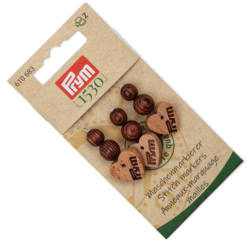 znacznik dziewiarski drewniany 3szt PRYM 610683