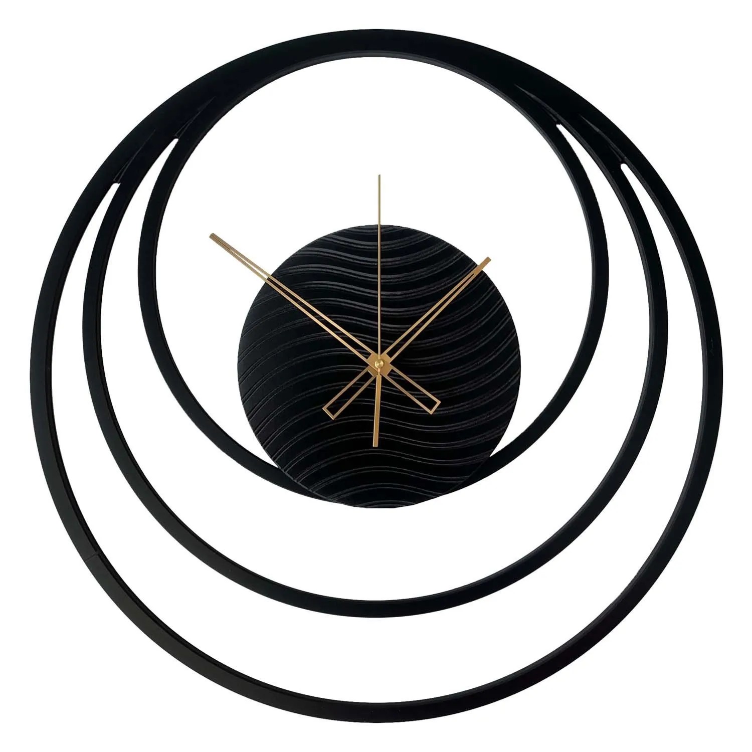 STYLER Zegar 3D CLOCK NOAH CL007 śr. 57 cm czarny