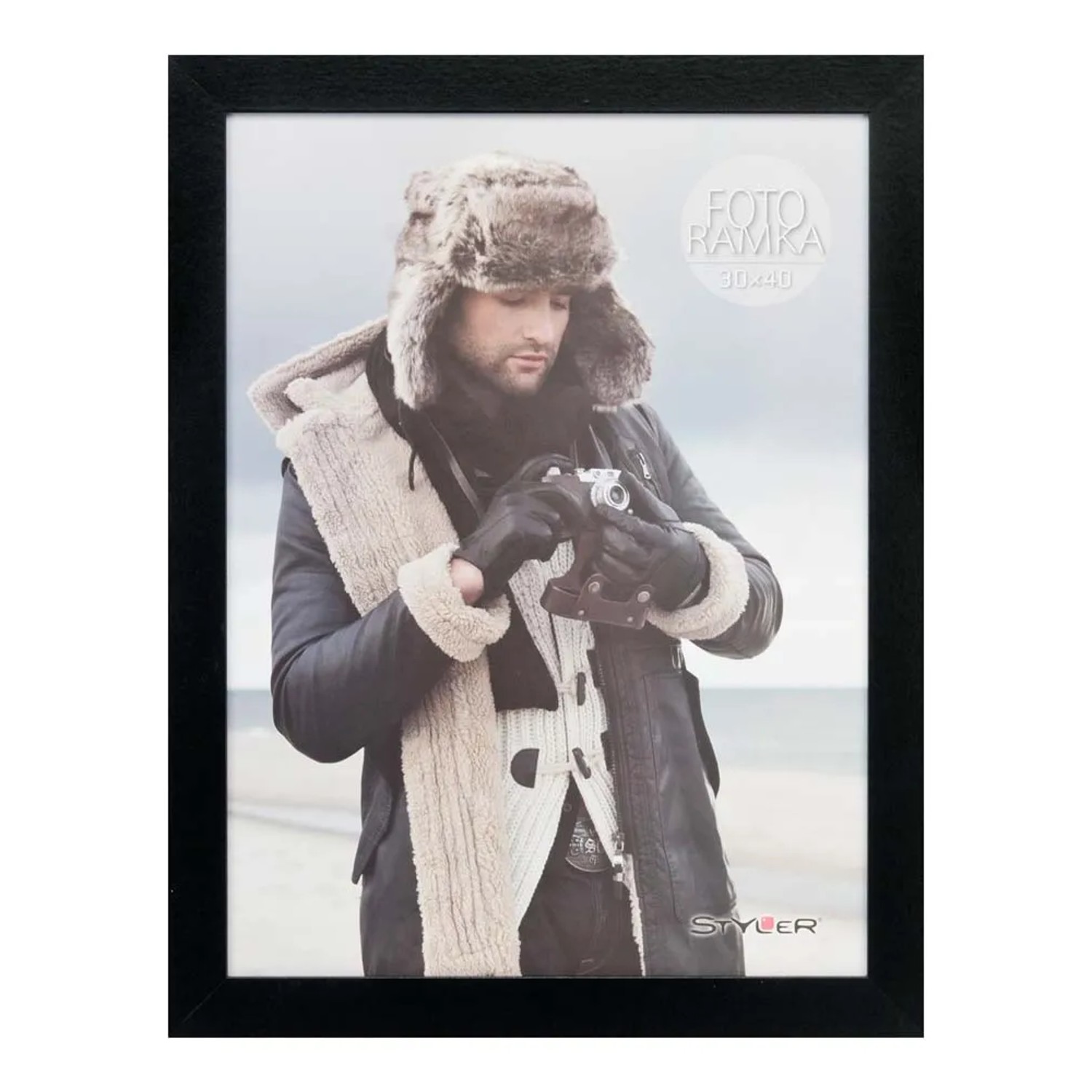 Ramka NARVIK AK czarna 30 cm x 40 cm