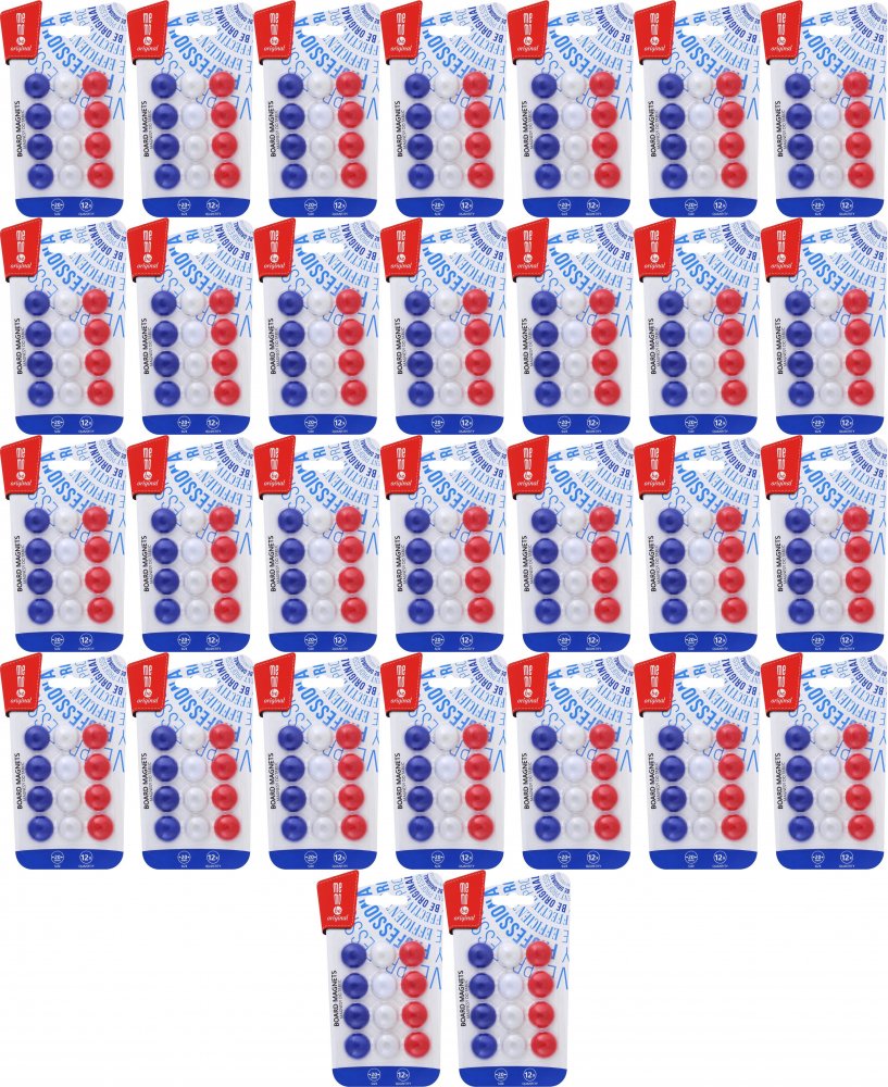 72x Magnesy MemoBe, 20mm, 12 sztuk, mix kolorów