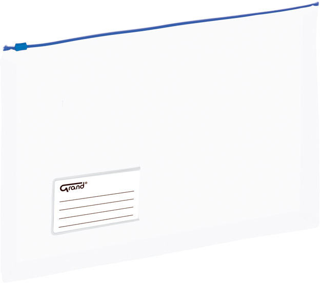 Koszulka z suwakiem Grand EC011B, A4, niebieski