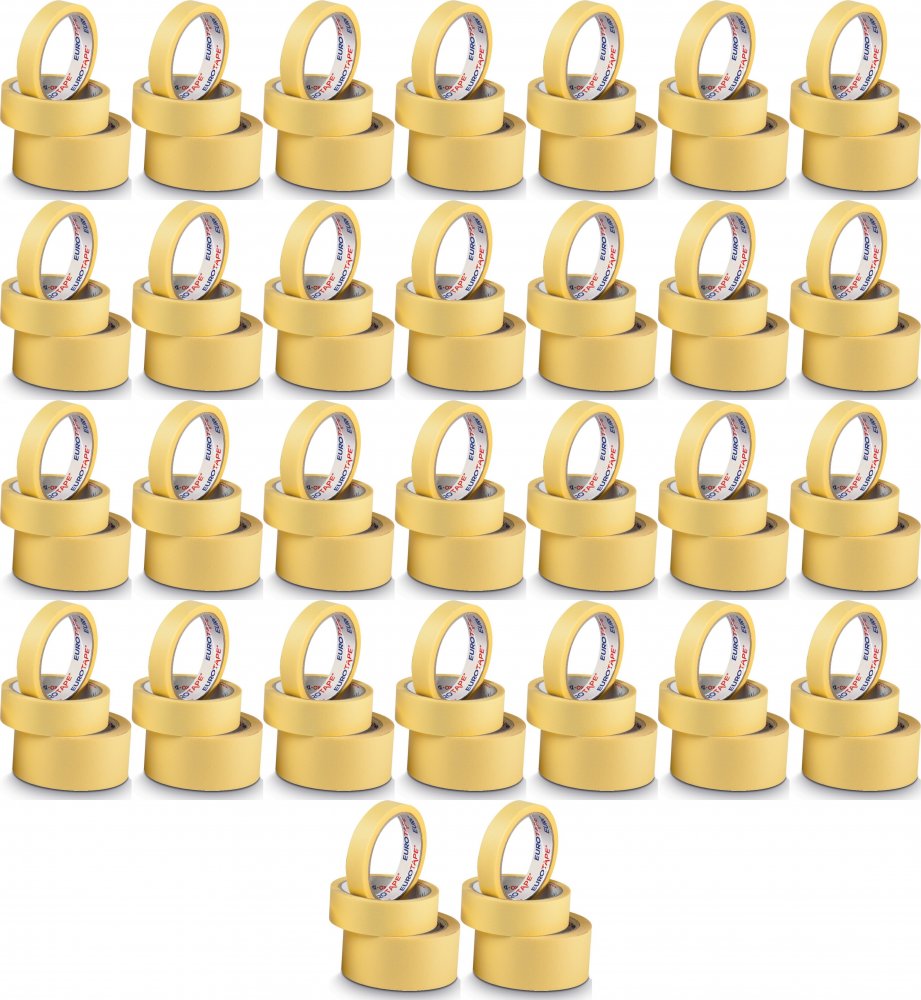 36x Taśma maskująca Dalpo, 38mmx50m, żółty