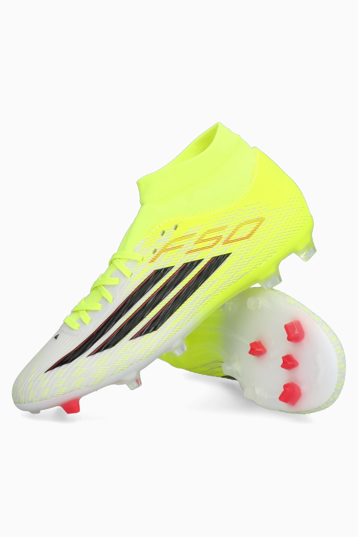 Korki adidas F50 League Mid FG/MG - Żółty