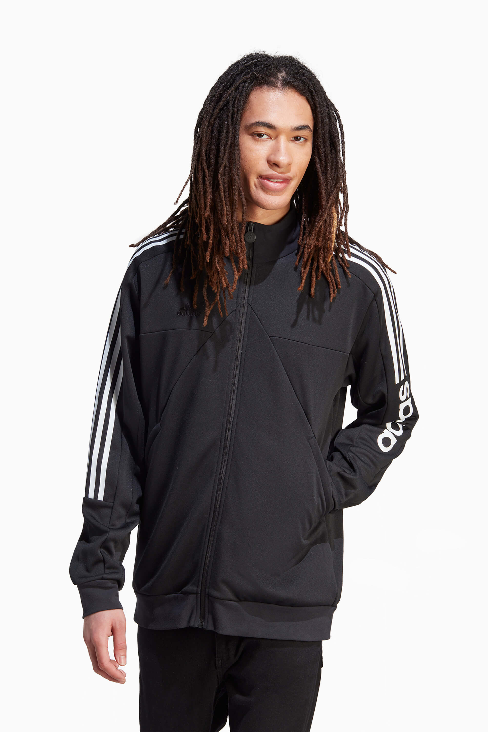Bluza adidas Tiro Wordmark Track Top - Czarny