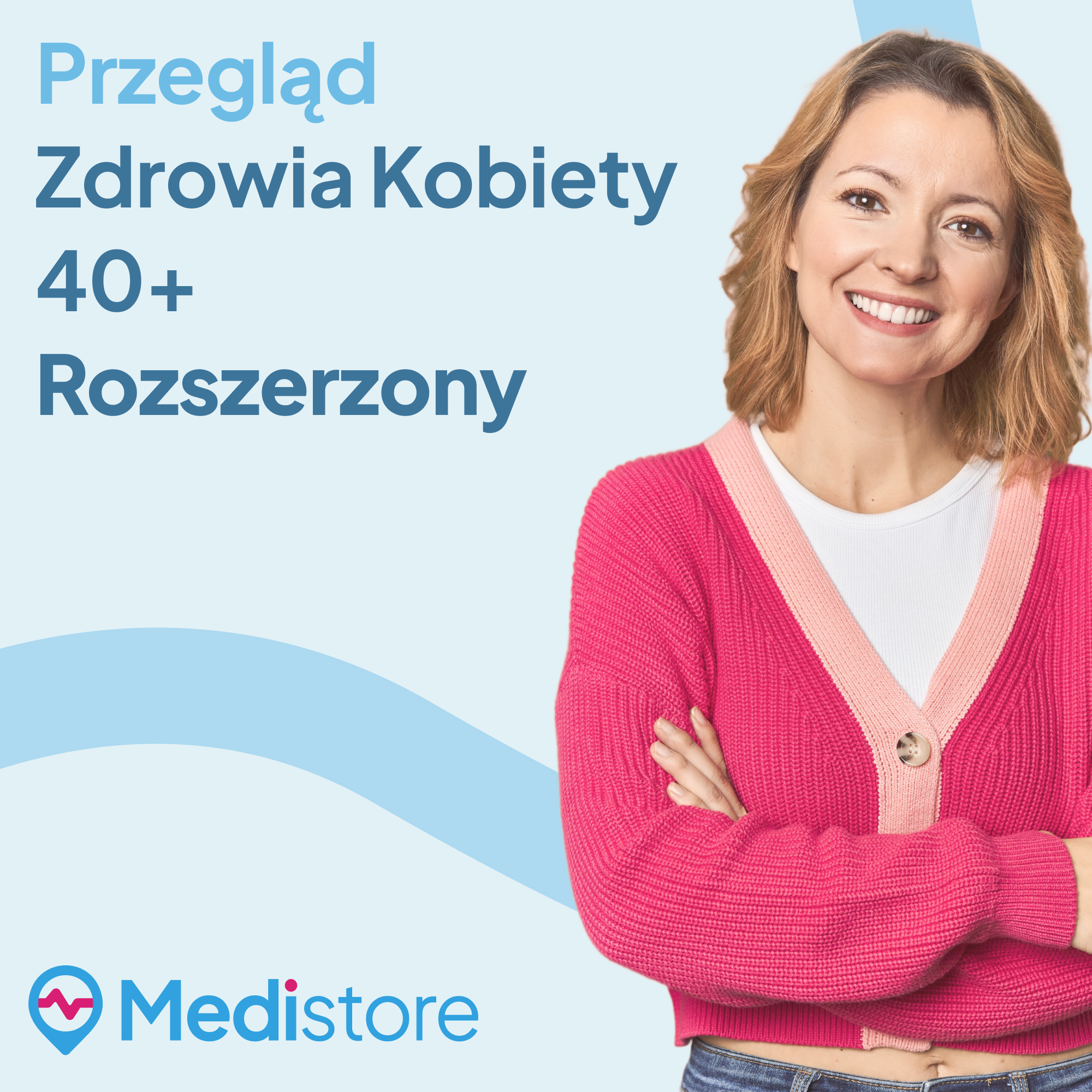 Przegląd zdrowia kobiety 40+ rozszerzony