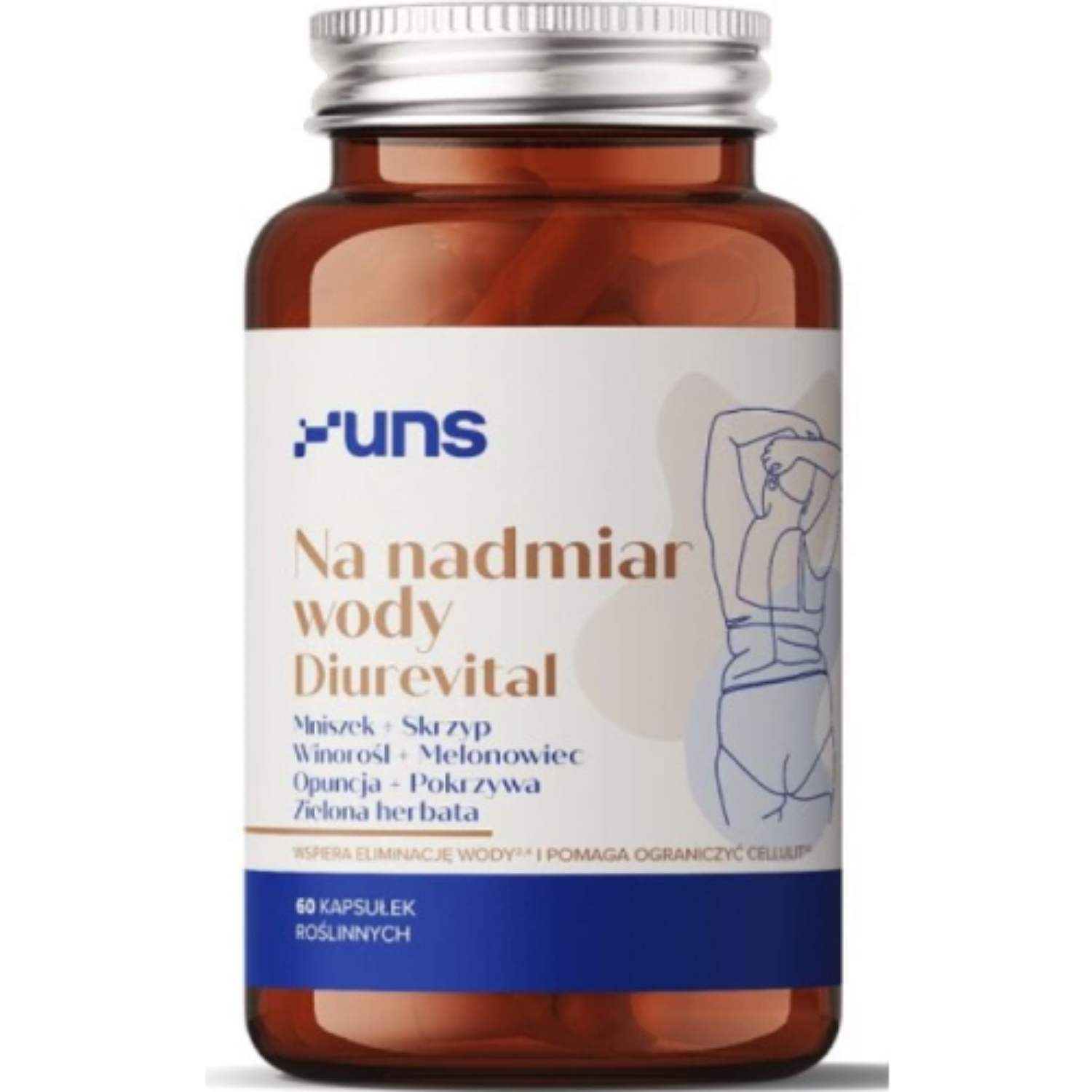 Uns, diurevital, 60 kapsułek