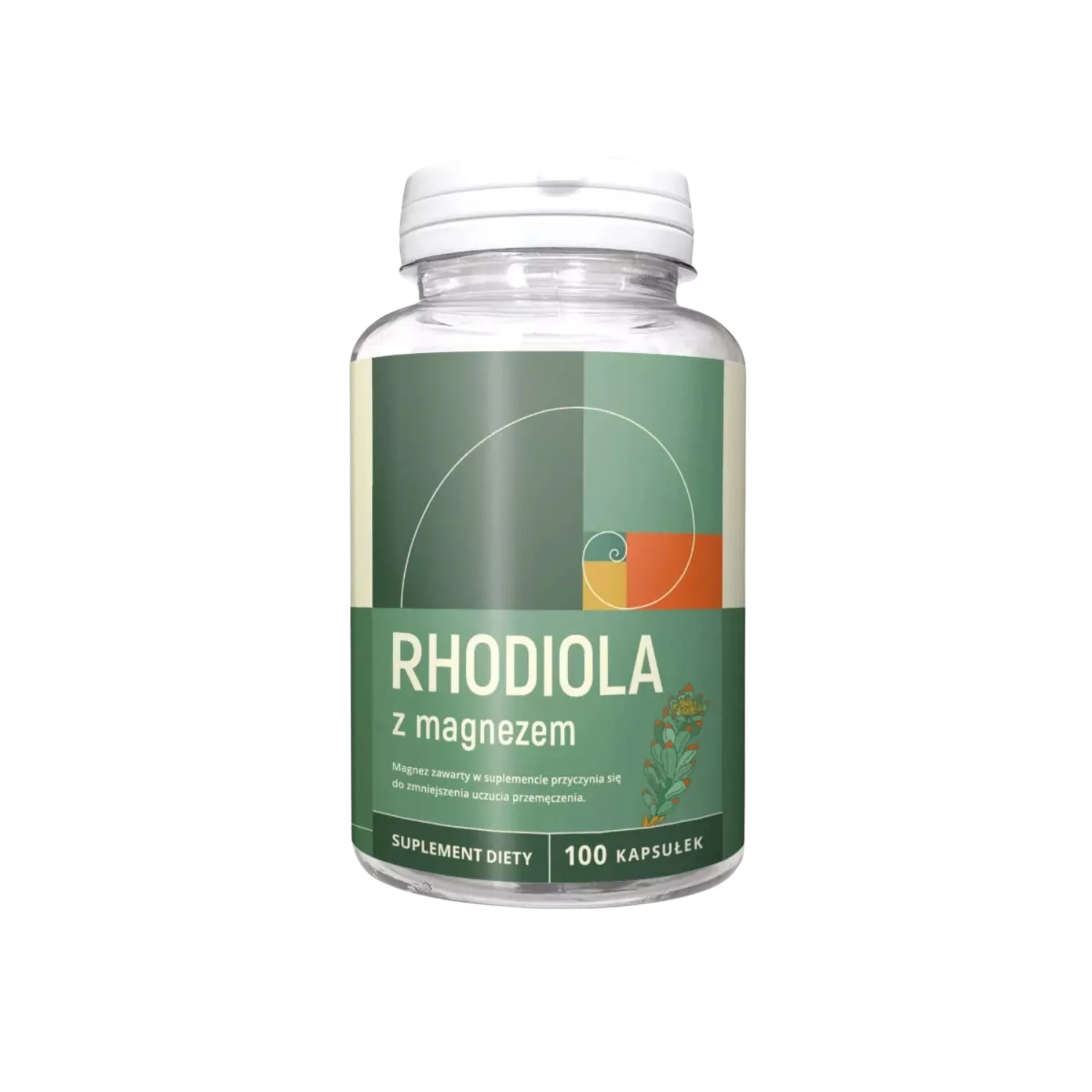 Nanga rhodiola z magnezem, 100 kapsułek