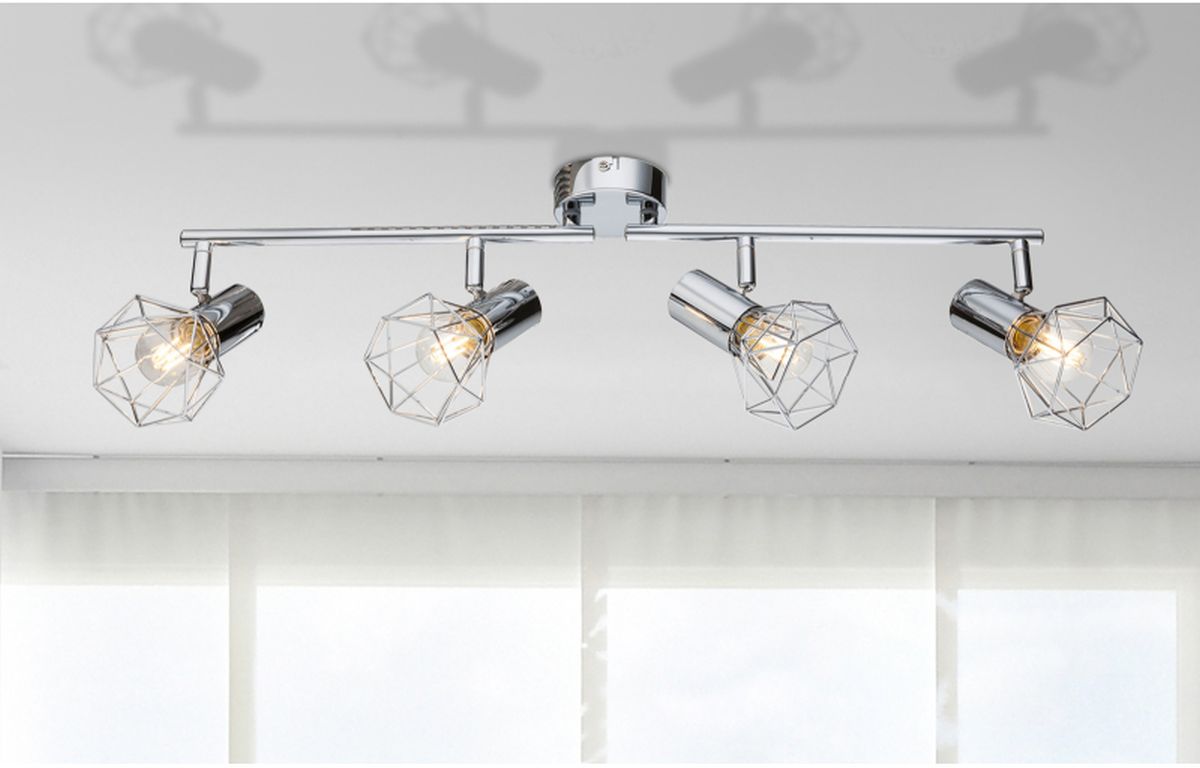 Globo Lighting Xara I lampa podsufitowa 4x40W chrom 54802-4