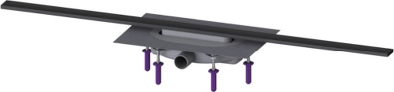 Kessel Linearis Infinity odpływ liniowy prysznicowy 110 cm czarny szczotkowany 45302.11