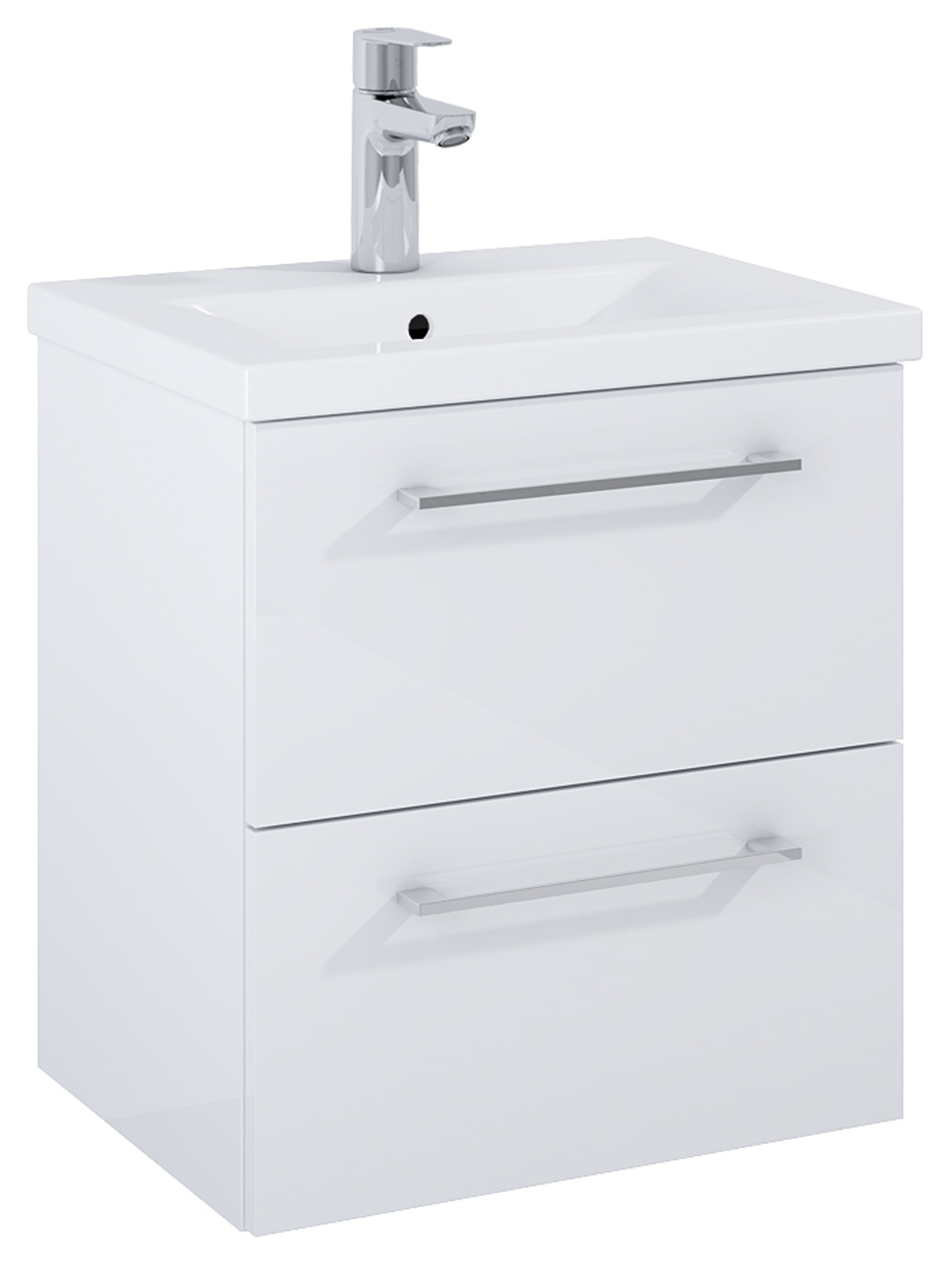 Roca Roma Compact szafka 50x38,4x53 cm podumywalkowa wisząca biały połysk A857951806