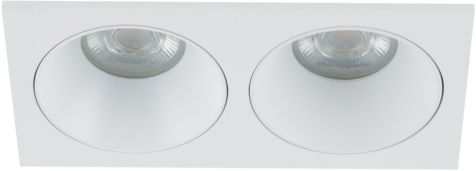 TK Lighting Prisma Duo White lampa do zabudowy 2x10 W biała 10580