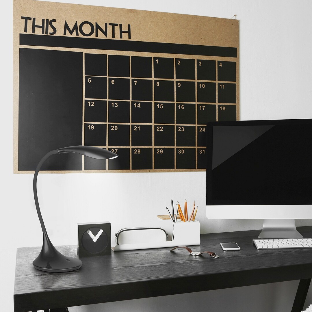 Rabalux Dominic lampa biurkowa 1x4,5W LED czarna 4164 - Wysyłka w 24h