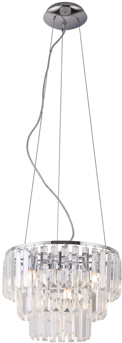 MaxLight Monaco lampa wisząca 9x40W chrom P0259