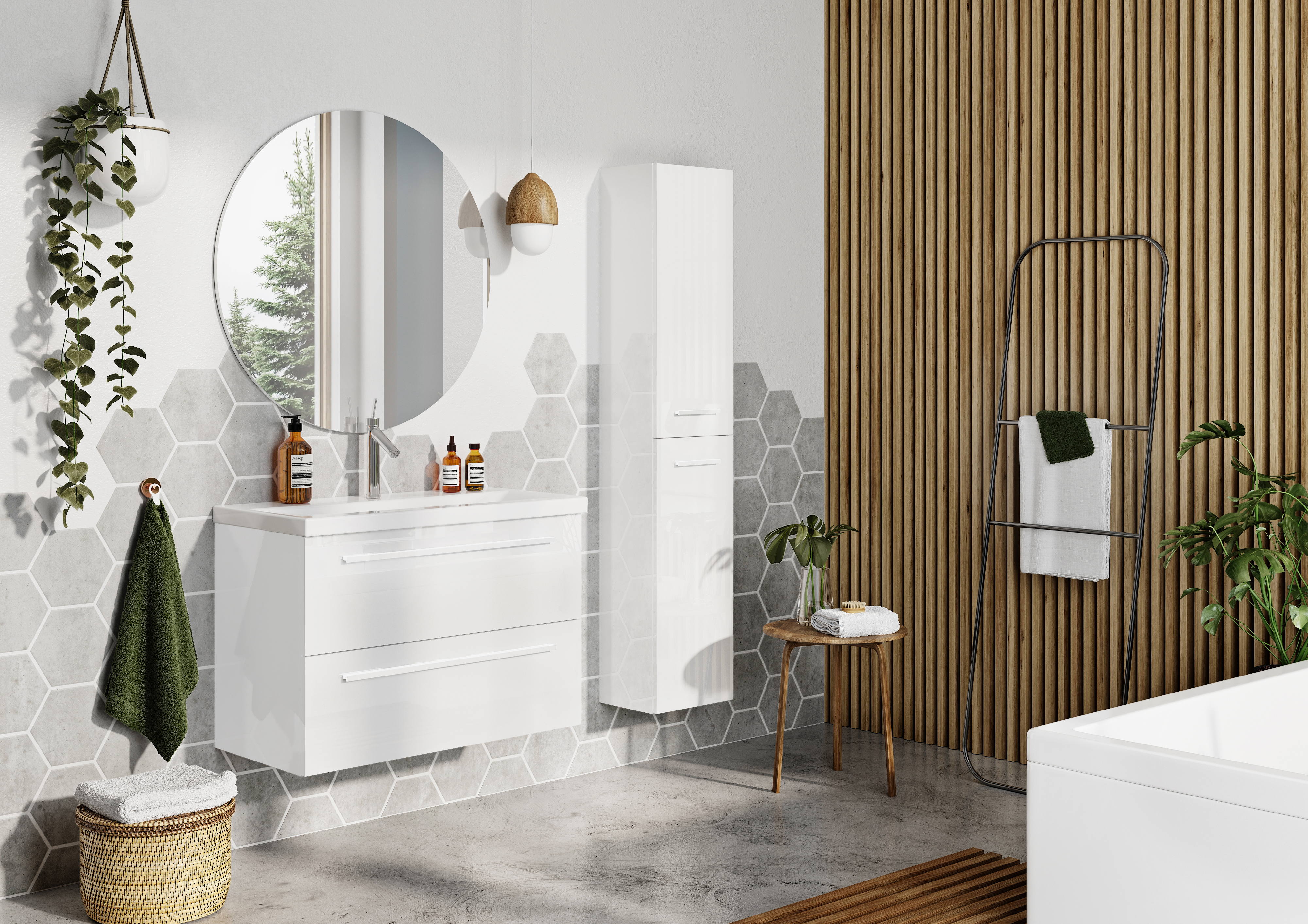 Elita Kwadro Plus uchwyt do szafki white matt RE120600025290