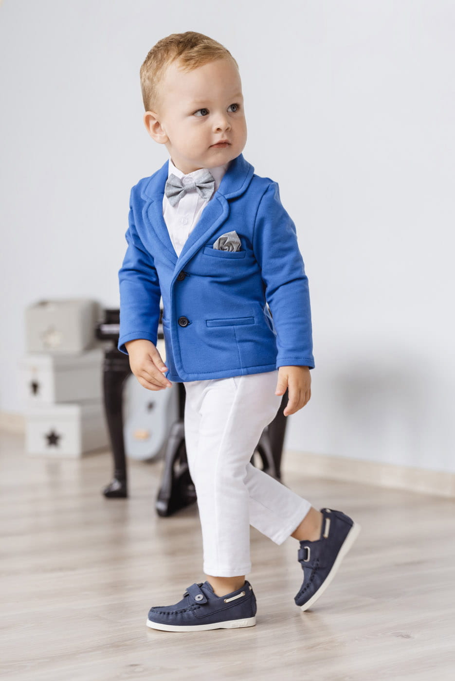 LaFerio Comfort Marynarka do chrztu dla chłopca