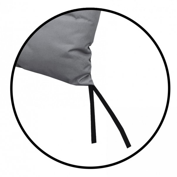 Usługa wszycia troczków do poduszki ogrodowej