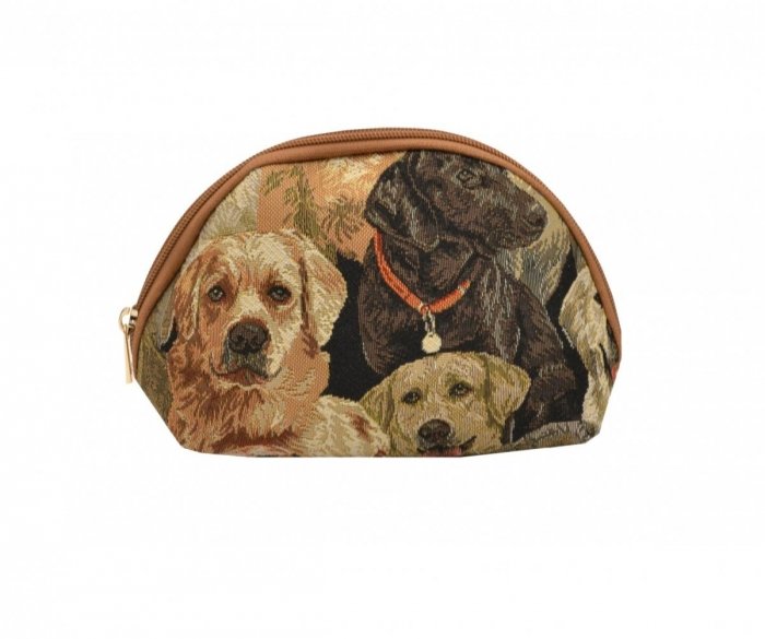 Kosmetyczka, torebka gobelinowa 14x20 cm wz. 25366 778 Psy