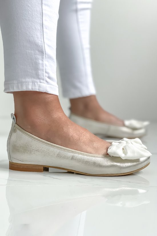 Baleriny damskie 92/22 złoto