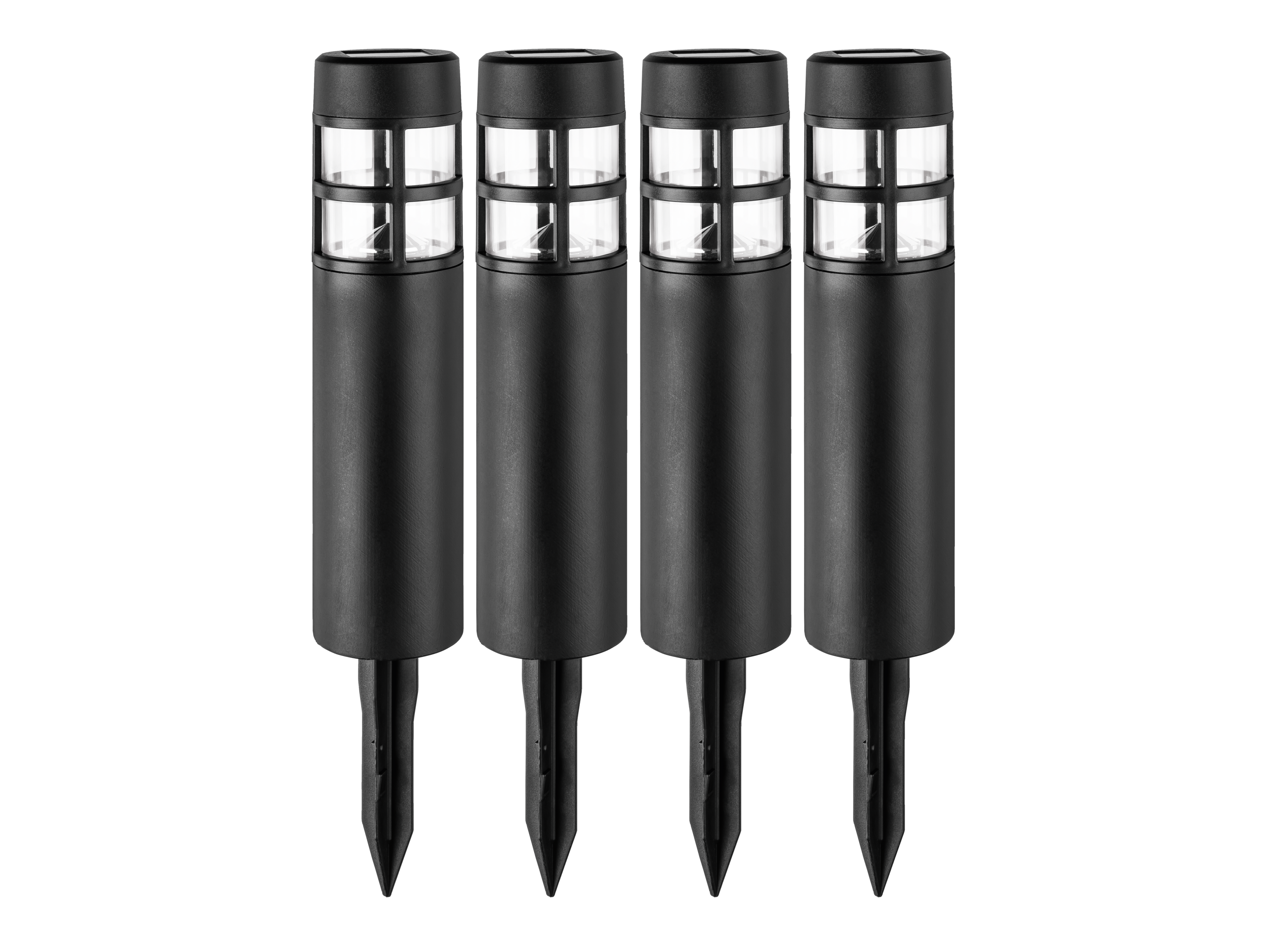 Livarno home Lampki ogrodowe solarne Led, 4 sztuki Okrągły