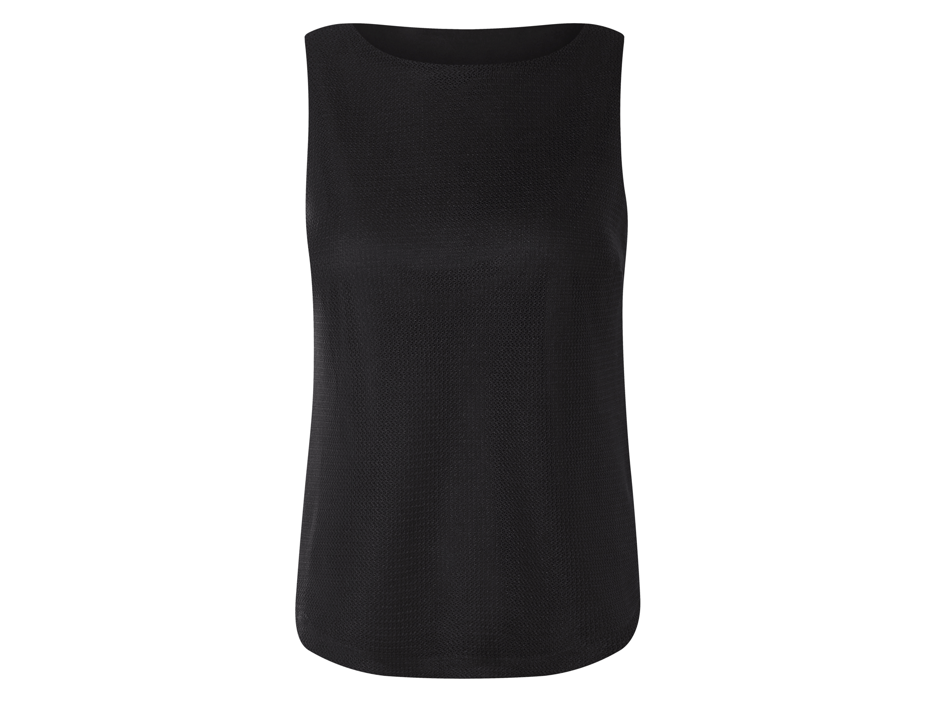 esmara Top dzianinowy damski Czarny, 40