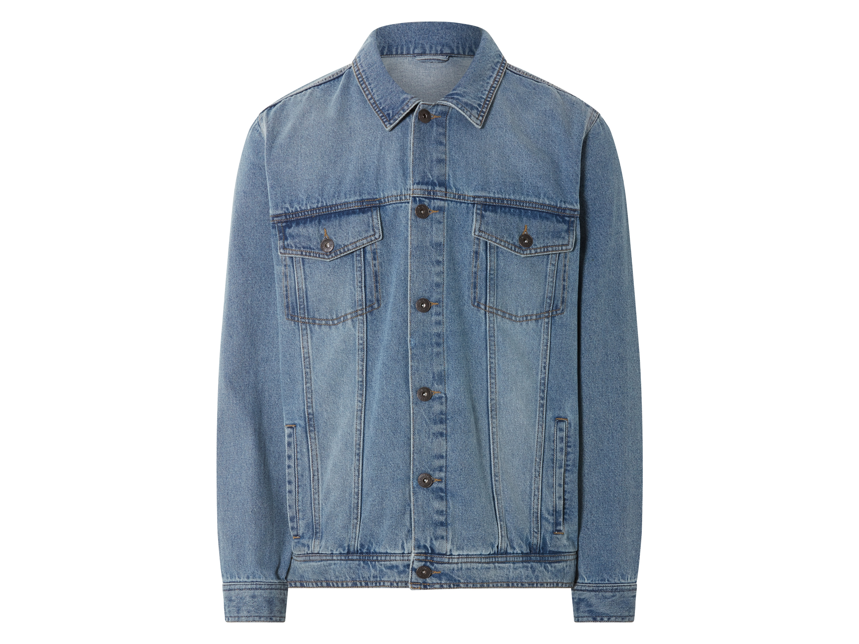 Livergy Kurtka jeansowa z bawełny Jasnoniebieski, S 44/46